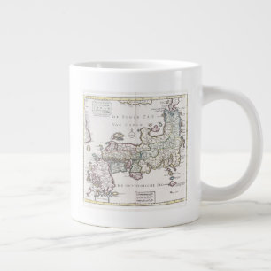 Antique Map of Japan   1769 Giant Coffee Mug