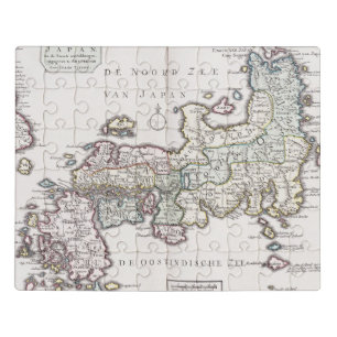 Antique Map of Japan   1769 Jigsaw Puzzle