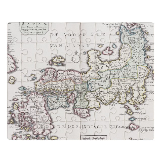 Antique Map of Japan | 1769 Jigsaw Puzzle (Puzzle Horizontal)