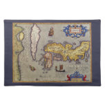 Antique Map of Japan by Mercator and Hondius Cloth Placemat