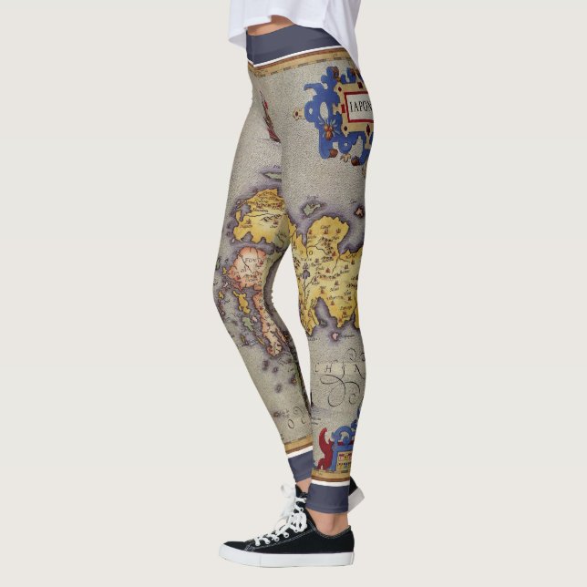 Antique Map of Japan by Mercator and Hondius Leggings (Left)