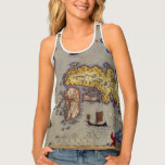 Antique Map of Japan by Mercator and Hondius Tank Top