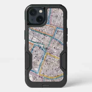 Antique Map of Paris iPhone 13 Case