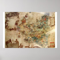 ANTIQUE MAP OF POLAND
