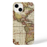 Antique Map of the Americas by Johannes De Ram Case-Mate iPhone 14 Case