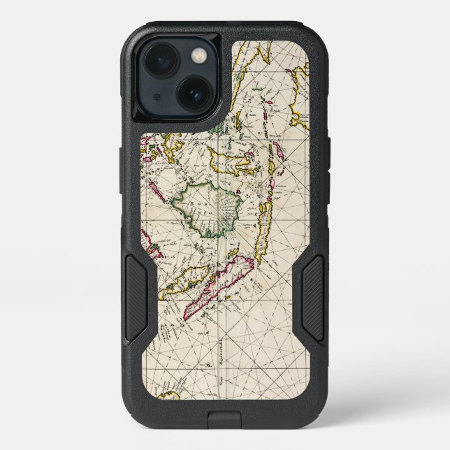 Antique Map of the East Indies Otterbox iPhone Case (Back)