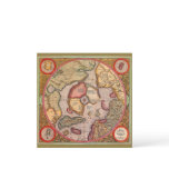 Antique Map of the North Pole Map by Mercator Invitation