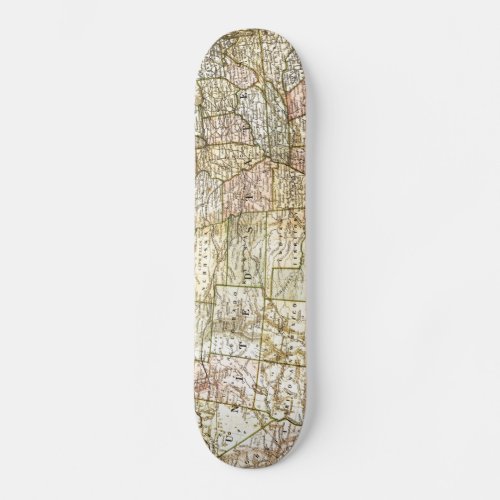 Antique Map of The United States of America Skateboard