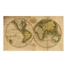 Antique Map of the World - 1795