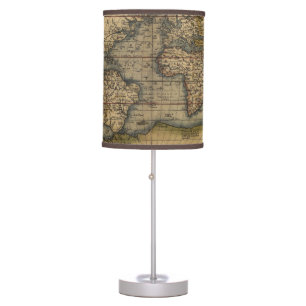 Antique Map of the World Table Lamp
