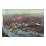 Antique Map of Washington DC and the Potomac River Kitchen Towel