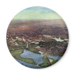 Antique Map of Washington DC and the Potomac River Magnet