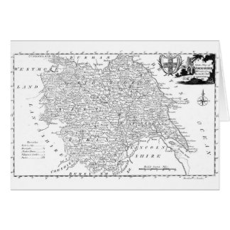Antique Map of Yorkshire 1786 Cards