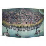 Antique Map Saint Louis Missouri Mississippi River