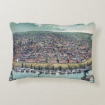 Antique Map Saint Louis Missouri Mississippi River Accent Pillow