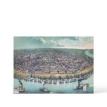 Antique Map Saint Louis Missouri Mississippi River Cards