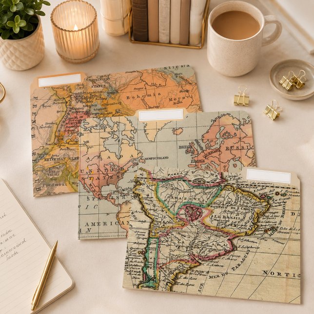 Antique Maps File Folder (Creator Uploaded)