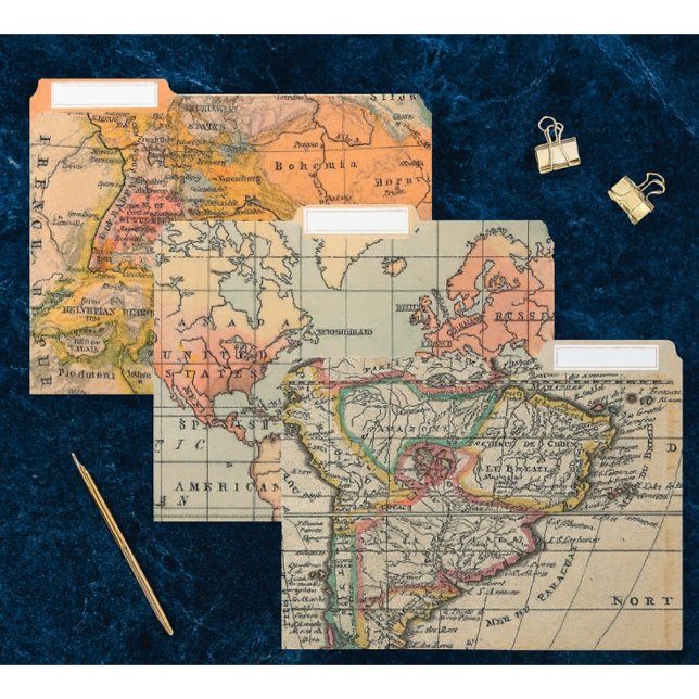 Antique Maps File Folder (Creator Uploaded)