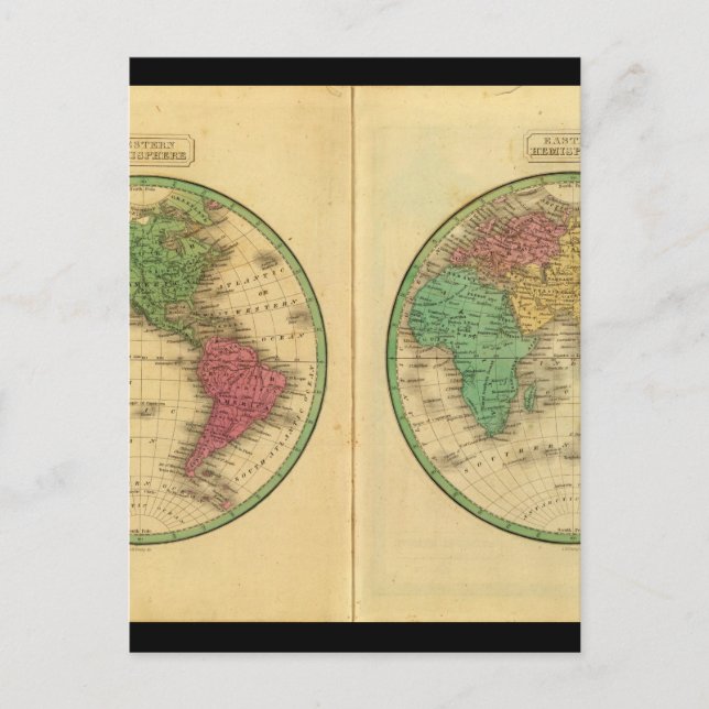 Antique Maps of the World_Maps of Antiquity Postcard (Front)