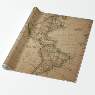 Antique Maps Style 16 Wrapping Paper Roll