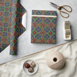 Antique Medieval Celtic Knots Wrapping Paper