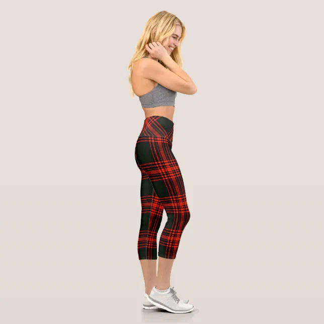 Stewart Old Modern Tartan Capris Leggings