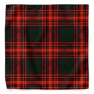 Antique Menzies Hunting Tartan Plaid Pattern Bandana