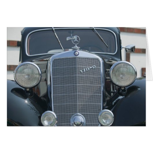 antique mercedes 2 cards (Front Horizontal)