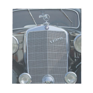 antique mercedes 2 notepad