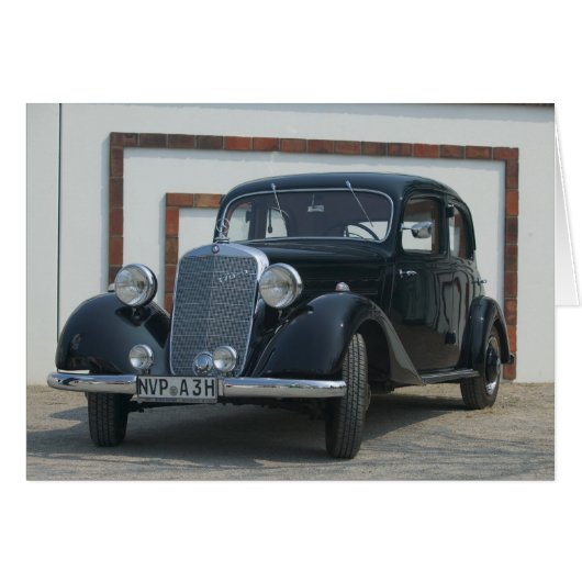 antique mercedes 3 cards (Front Horizontal)