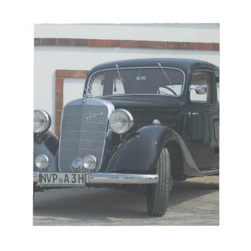 antique mercedes 3 notepad