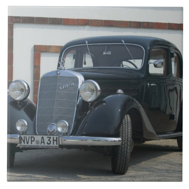 antique mercedes 3 tile (Front)