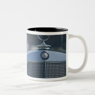 antique mercedes 4 Two-Tone coffee mug