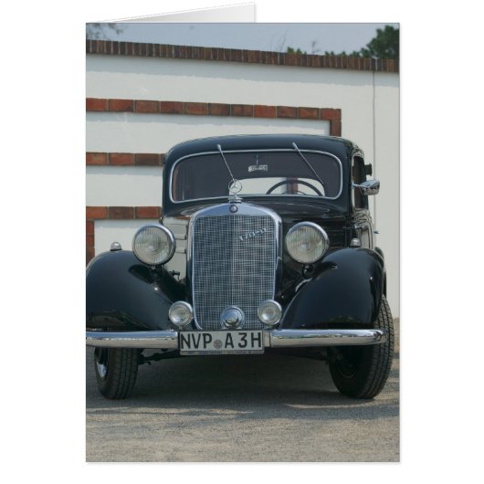 antique mercedes cards (Front)