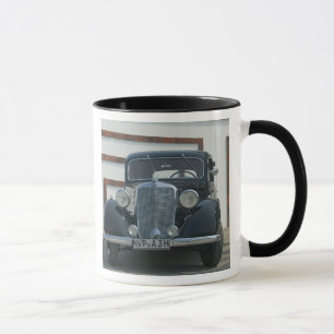 antique mercedes mug