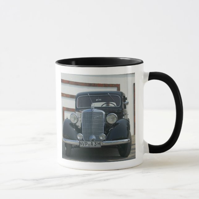 antique mercedes mug (Right)