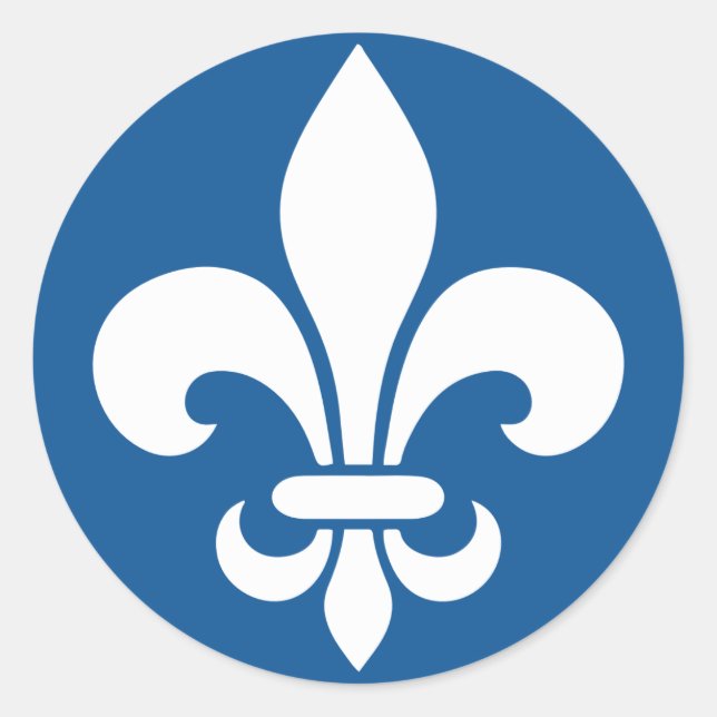 Antique Metal French Fleur de lis Sticker X20 (Front)