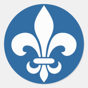 Antique Metal French Fleur de lis Sticker X20