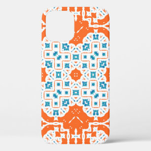 Antique mexican talavera ceramic. Vintage seamless iPhone 12 Case