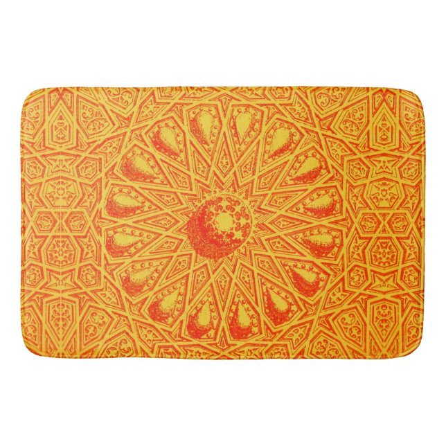 antique Middle Eastern motif Bath Mat (Front)
