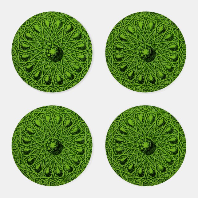 antique Middle Eastern motif Coaster Set (Set)