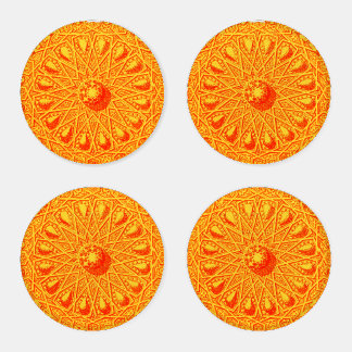 antique Middle Eastern motif Coaster Set