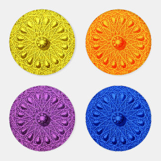 antique Middle Eastern motif Coaster Set