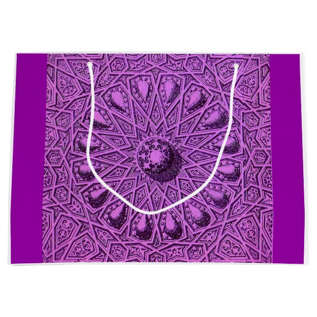 antique Middle Eastern motif Large Gift Bag (Front)