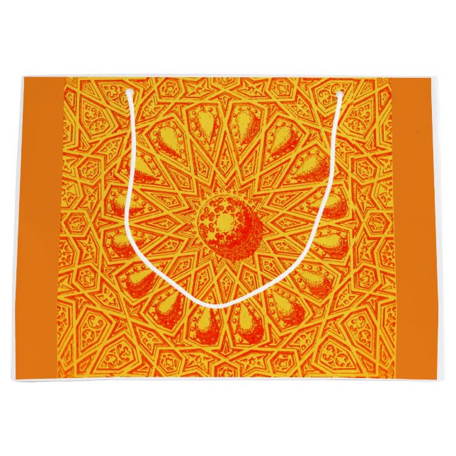 antique Middle Eastern motif Large Gift Bag (Front)