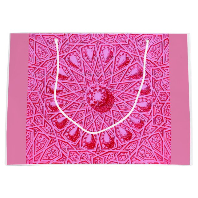 antique Middle Eastern motif Large Gift Bag (Front)