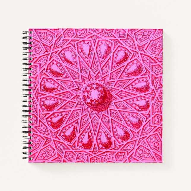 antique Middle Eastern motif Notebook (Front)