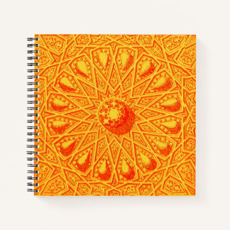 antique Middle Eastern motif Notebook