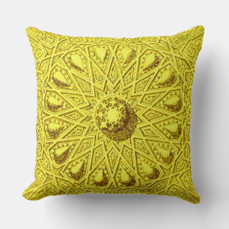 antique Middle Eastern motif Throw Pillow