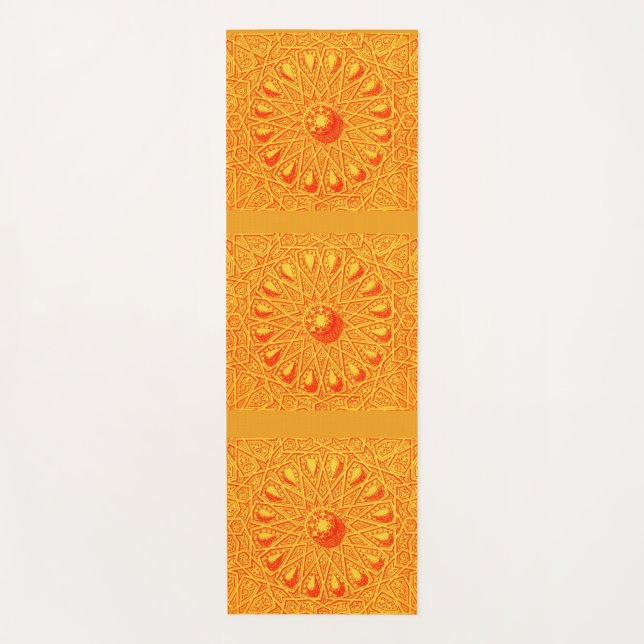 antique Middle Eastern motif Yoga Mat (Front)